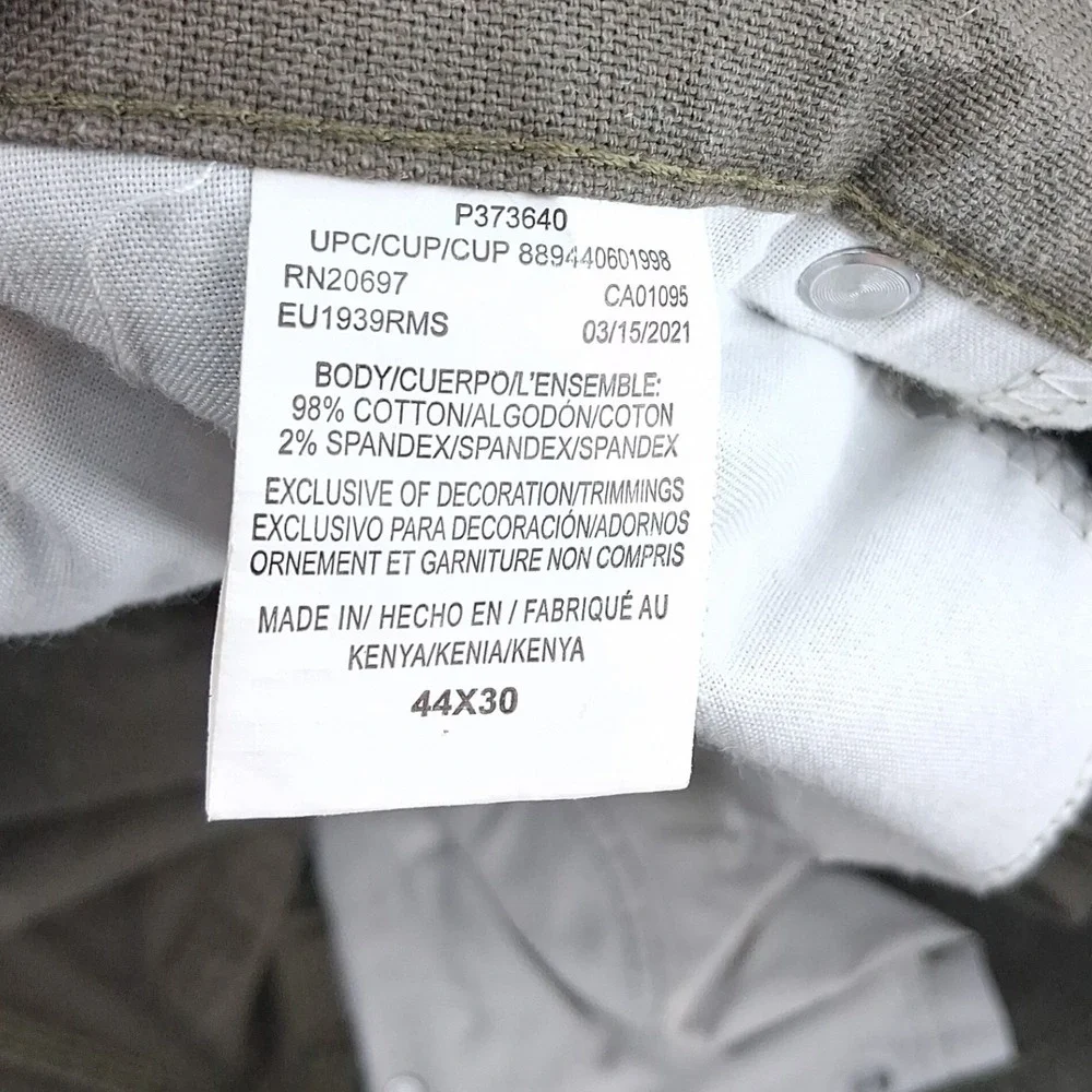 Dickies Mens 44x30 Carpenter‎ Pants Workwear Casual Olive Green Streetwear Y2K
